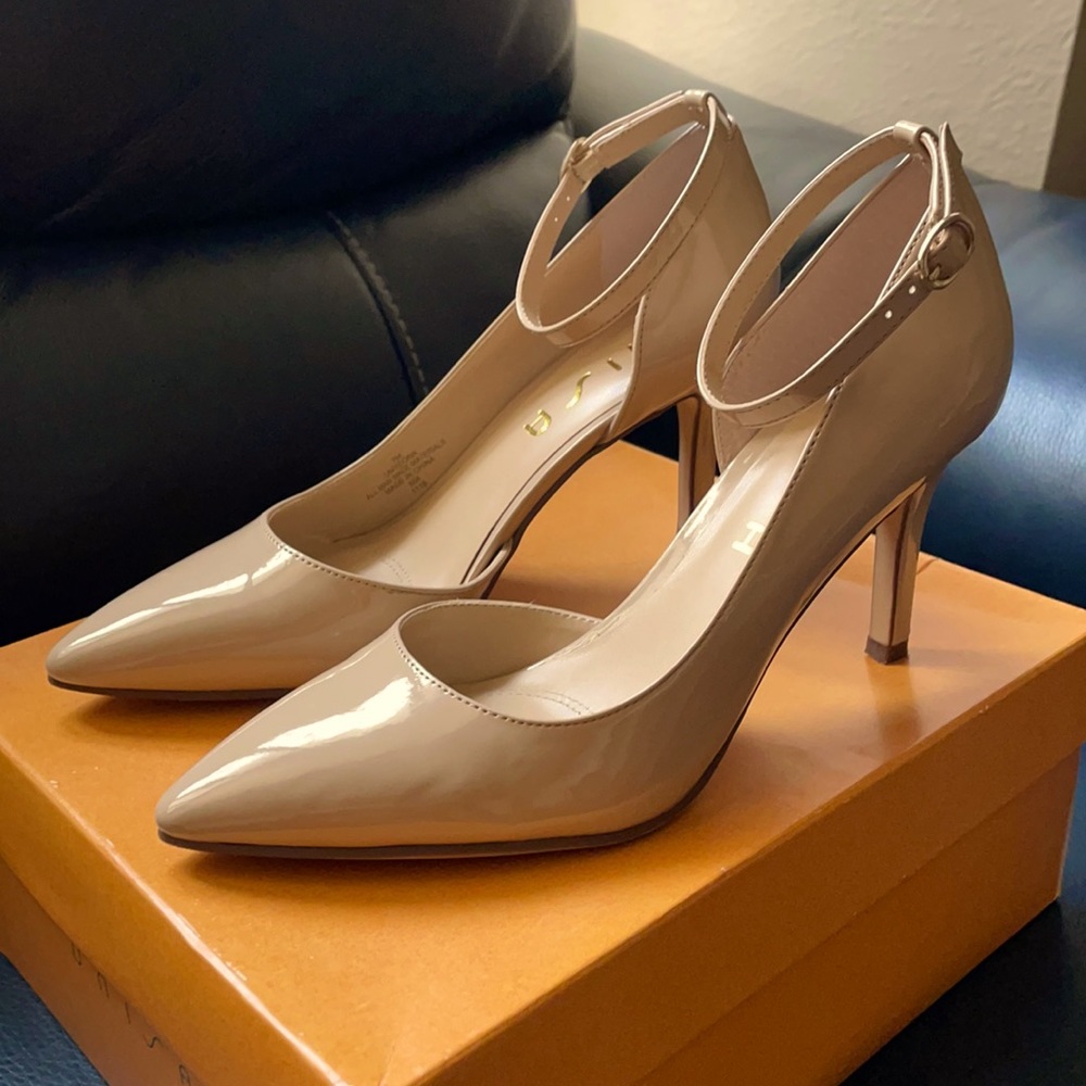 Nude 3” Pump with ankle strap